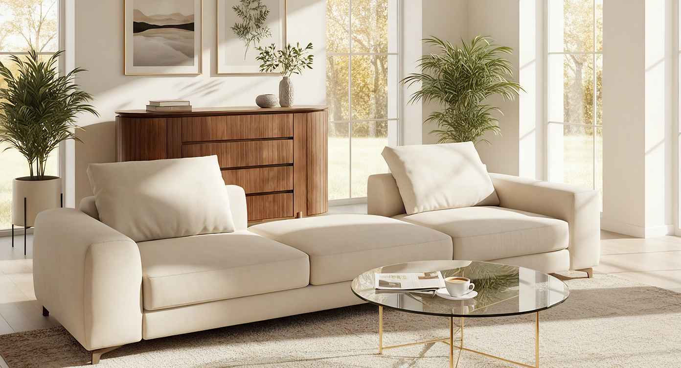 Drewniane meble do salonu - doskonały wybór do małych przestrzeni