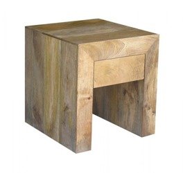 Drewniany stolik, pomocnik z szufladą VR-26-MN